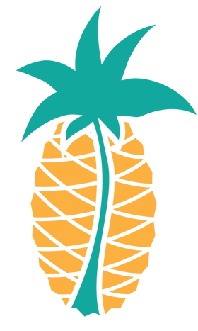 Pineapple Palm Tree